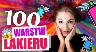 100 WARSTW LAKIERU DO WŁOSÓW - SZOK!!