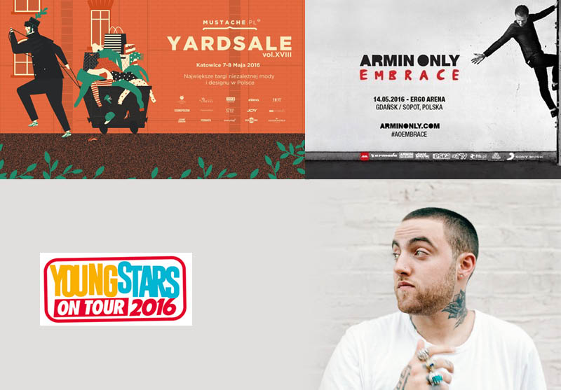 Mac Miller, Young Stars, Mustache Yard Sale i inne, czyli najgorętsze wydarzenia w maju!