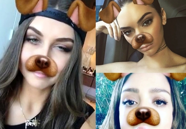 Celebryci na Snapchacie: szaleństwo na punkcie filtra „Puppy”!