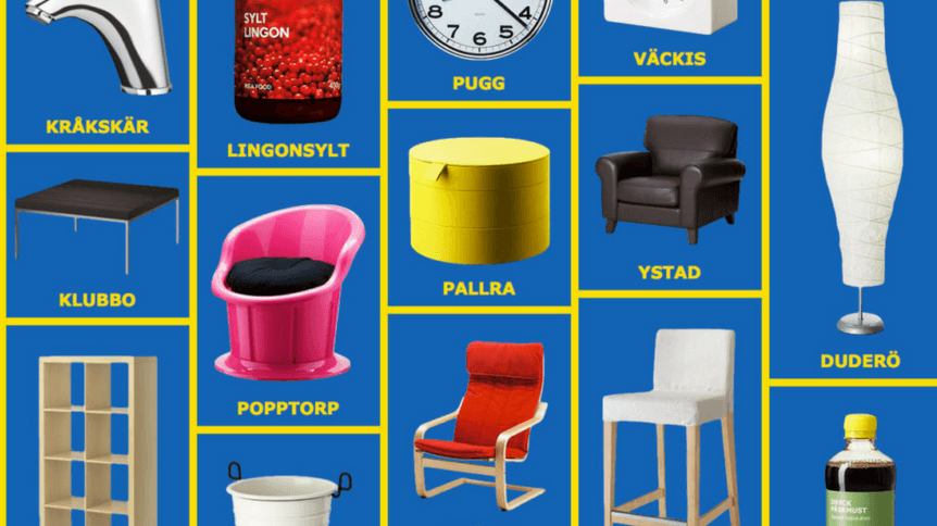 Skąd właściwie Ikea bierze nazwy produktów?