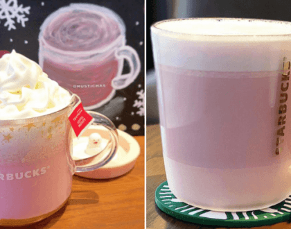 Różowa latte w Starbucksie!