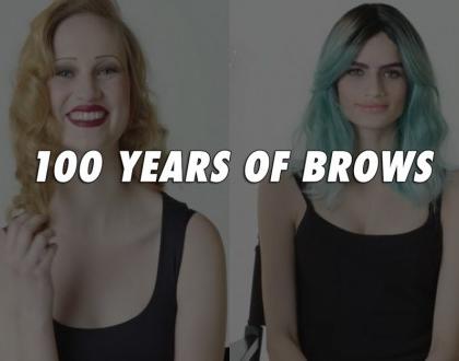 Zobacz jak zmieniała się moda na brwi na przestrzeni ostatnich 100 lat!