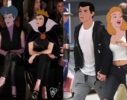 Zobacz jak wyglądałyby postacie Disneya w roli celebryty!