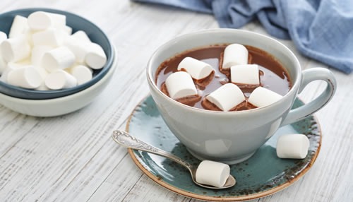 Gorącej czekolady z marshmallows