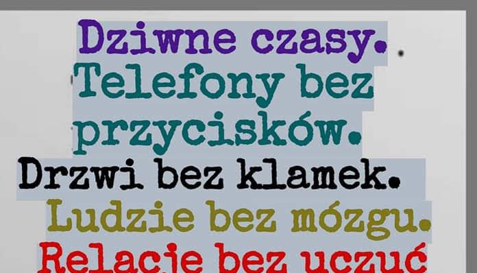 DLACZEGO JUŻ TAK JEST ????