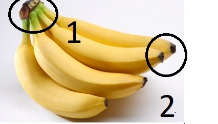 Z której strony otwierasz banana?