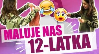 ADRIANNA MA WĄSY!? MALUJE NAS 12-LATKA