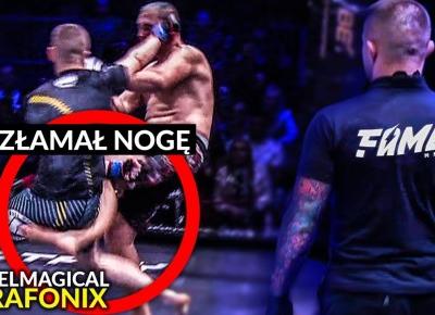 Okropna kontuzja na Fame MMA 2.