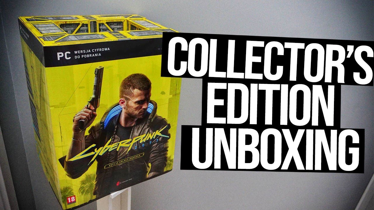 Unboxing edycji kolekcjonerskiej CYBERPUNK 2077 na PC.