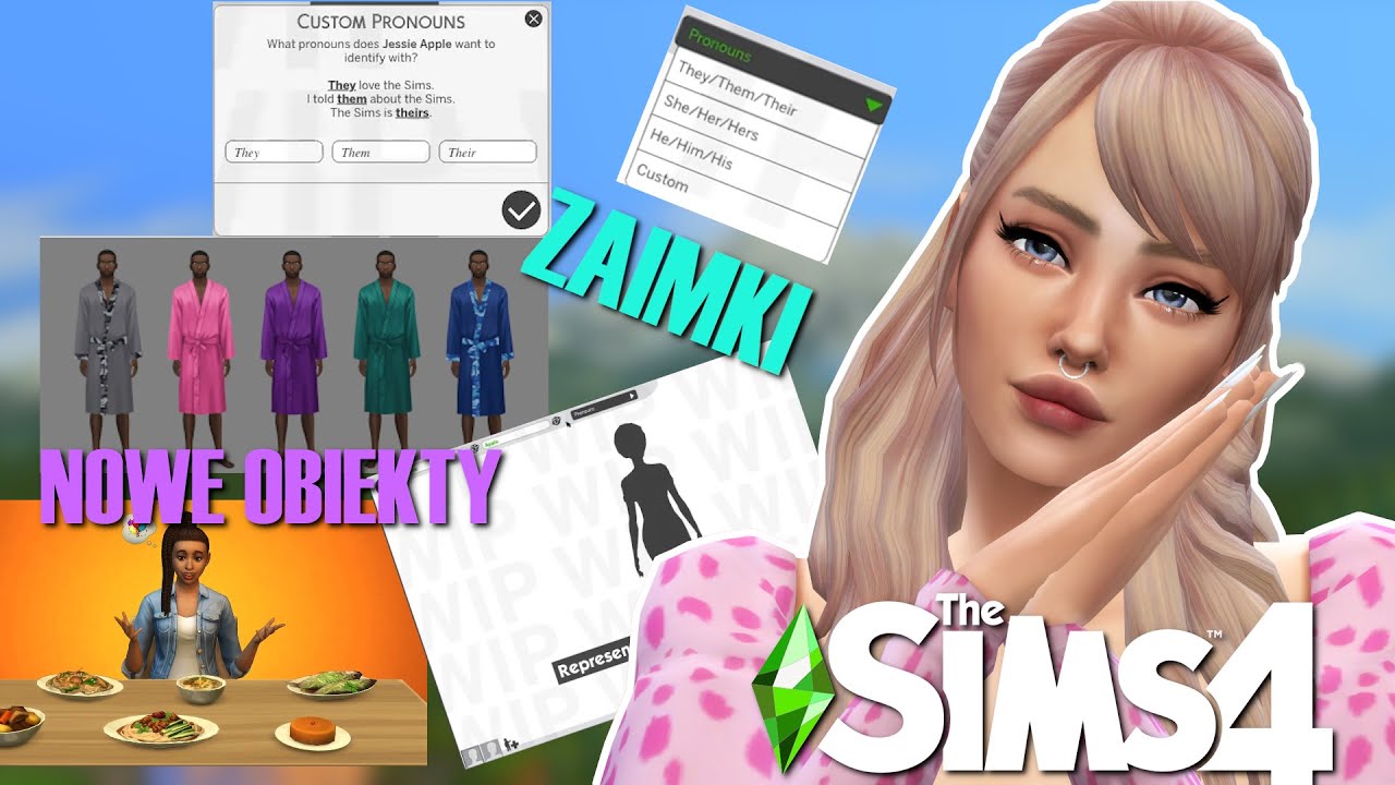 NOWE OBIEKTY I NIEBINARNOŚĆ W THE SIMS 4