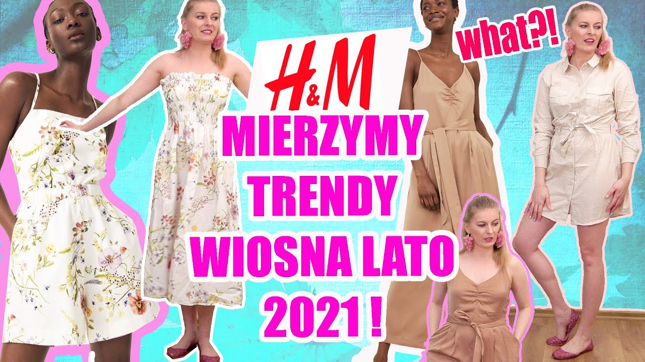 HOT OR NOT?! SUKIENKI I KOMBINEZONY Z H&M! 🔥 Trendy wiosna lato 2021 TRY ON HAUL