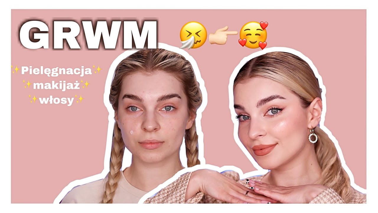 GRWM: ZŁY DZIEŃ, PIELĘGNACJA, WŁOSY I MAKIJAŻ