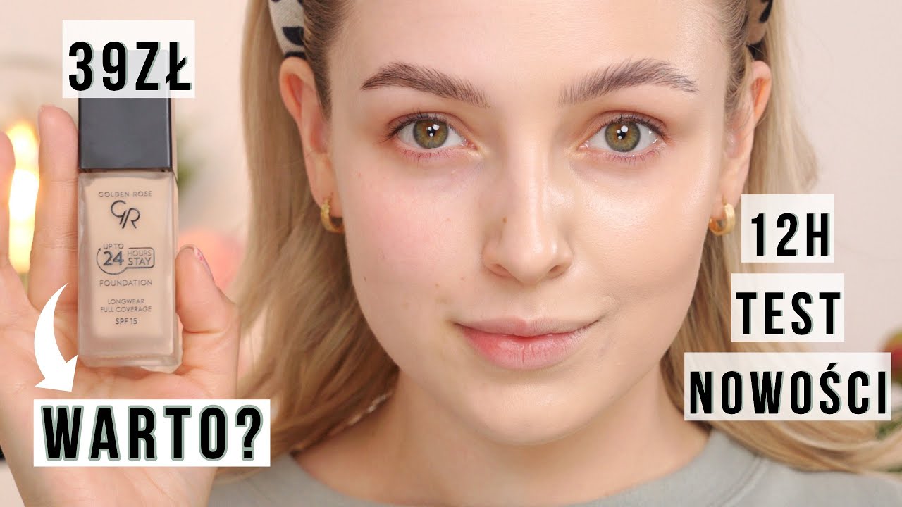 Czy Golden Rose kłamie?! Całodniowy test NOWEGO podkładu Up To 24 Hours Stay Foundation