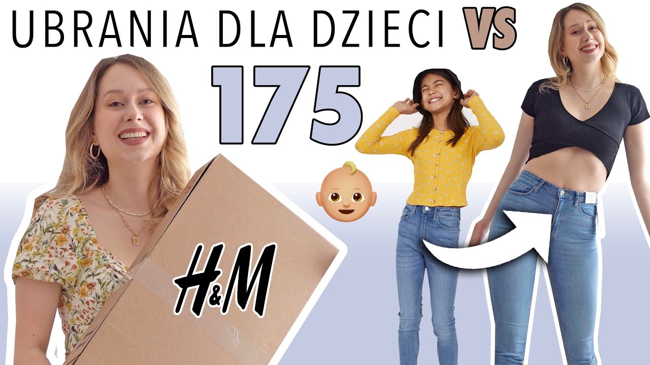 UBRANIA Z DZIAŁU DZIECIĘCEGO 👶 175cm VS UBRANIA DLA DZIECI z H&M