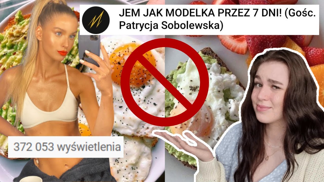 GWIAZDA TOP MODEL PROMUJE JEDZENIE 1000 KALORII NA KANALE POPULARNEGO YOUTUBERA