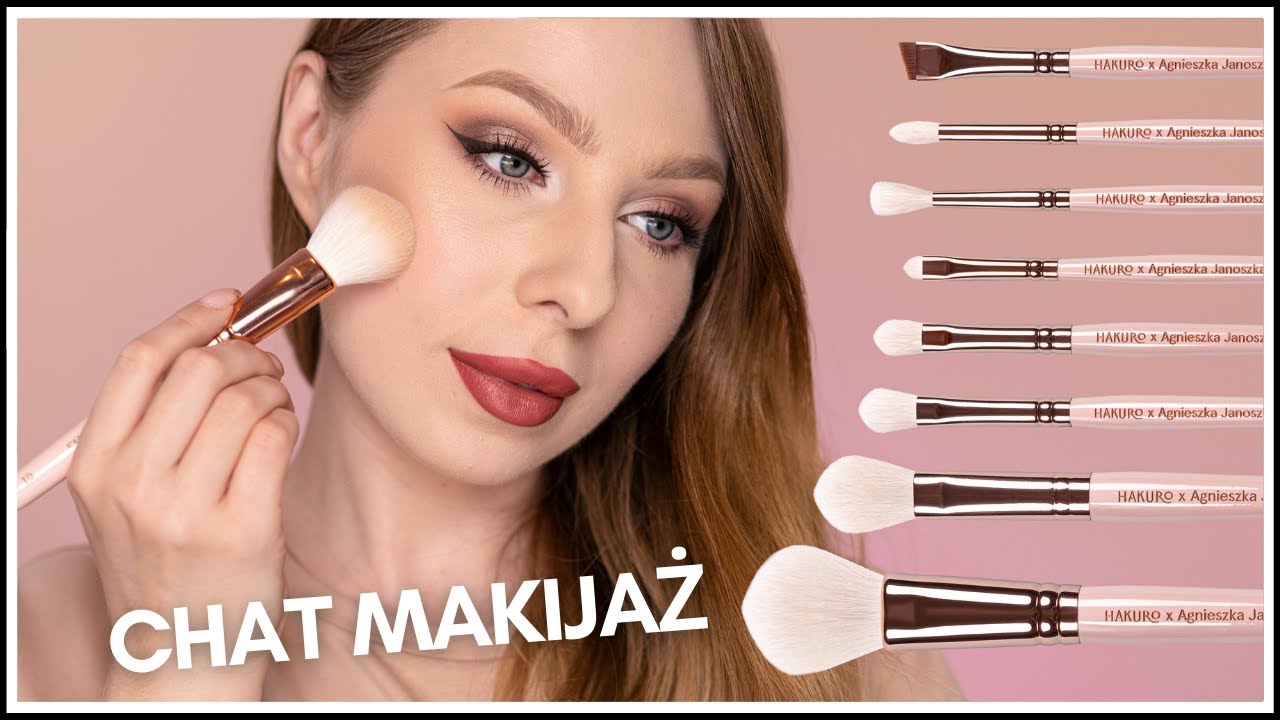 CHAT MAKEUP & PĘDZLE HAKURO X AGNIESZKA JANOSZKA W AKCJI