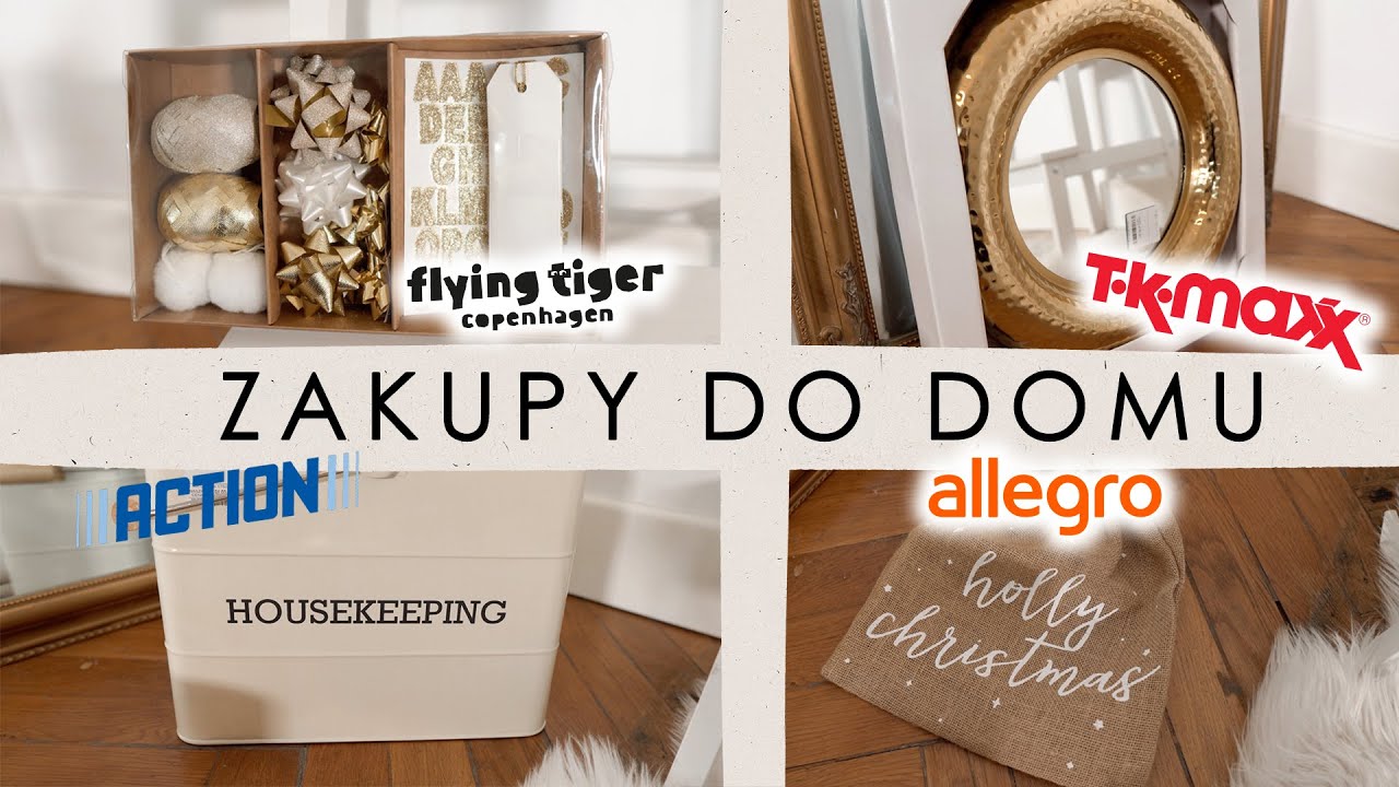 ZAKUPY DO MIESZKANIA I ŚWIĄTECZNE OZDOBY - ACTION, TIGER, TKMAXX, ALLEGRO