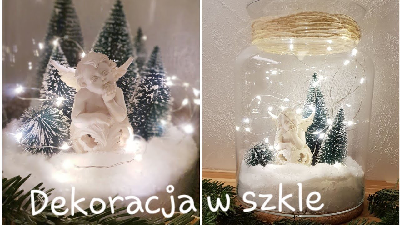 Świąteczna dekoracja w szkle DIY