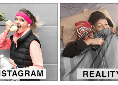 INSTAGRAM VS REALITY - ZBIÓR ZABAWNYCH ZDJĘĆ PRZEDSTAWIAJĄCYCH KŁAMSTWA SOCIAL-MEDIÓW