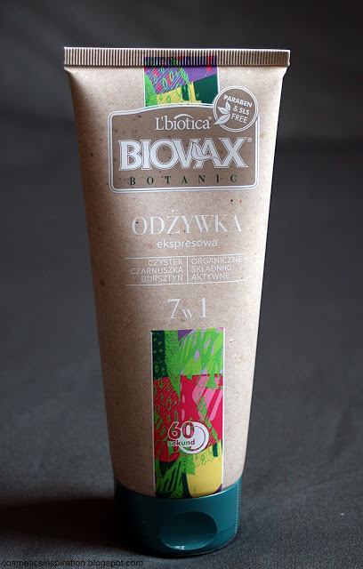 Kosmetyczne inspiracje: L'biotica - Biovax Botanic - Odżywka ekspresowa 7 w 1