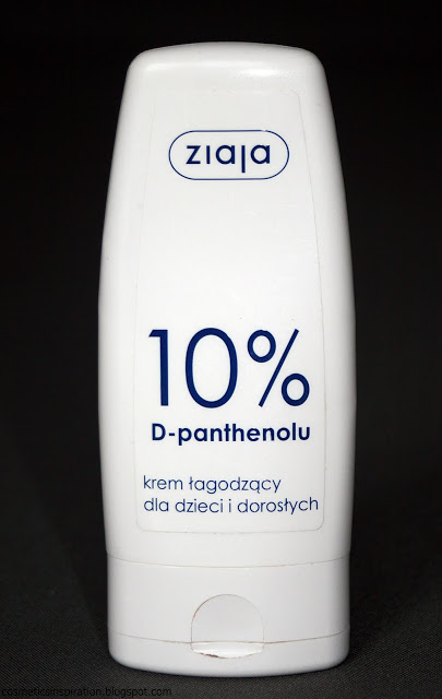 Kosmetyczne inspiracje: Ziaja - Krem łagodzący 10% D-panthenolu dla dzieci i dorosłych