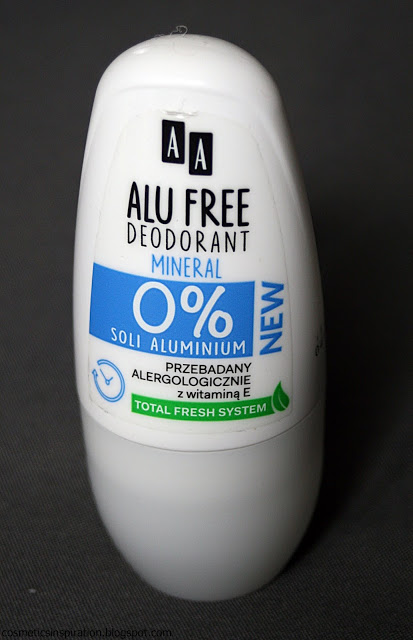 Kosmetyczne inspiracje: Oceanic AA - Alu Free - Mineralny dezodorant 0% soli aluminium
