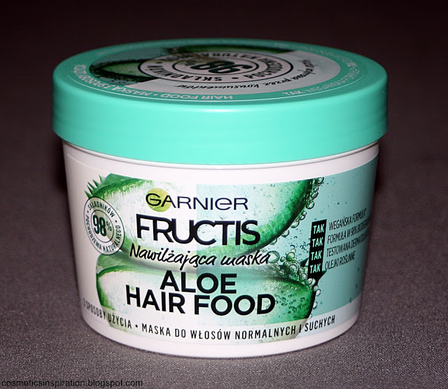 Kosmetyczne inspiracje: Garnier Fructis - Hair Food - Nawilżająca maska aloesowa