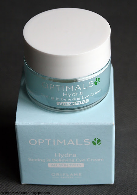 Kosmetyczne inspiracje: Oriflame - Optimals Hydra - Krem pod oczy Seeing is Believing
