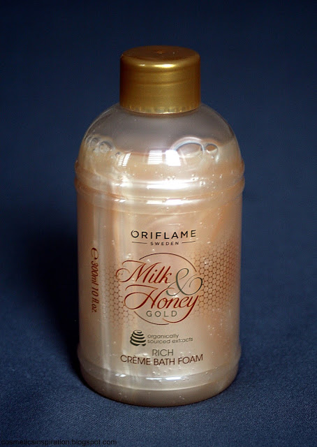 Kosmetyczne inspiracje: Oriflame - Milk & Honey Gold - Kremowy płyn do kąpieli