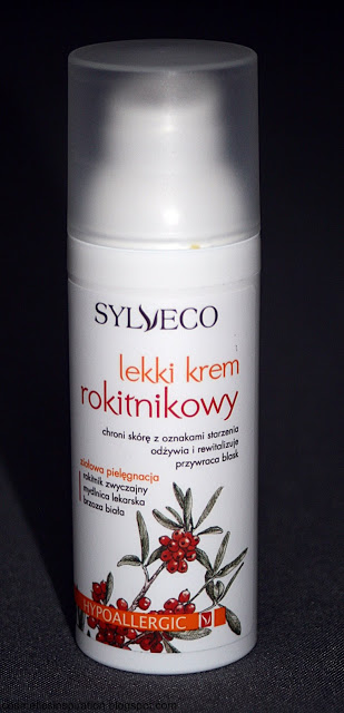 Kosmetyczne inspiracje: Sylveco - Lekki krem rokitnikowy