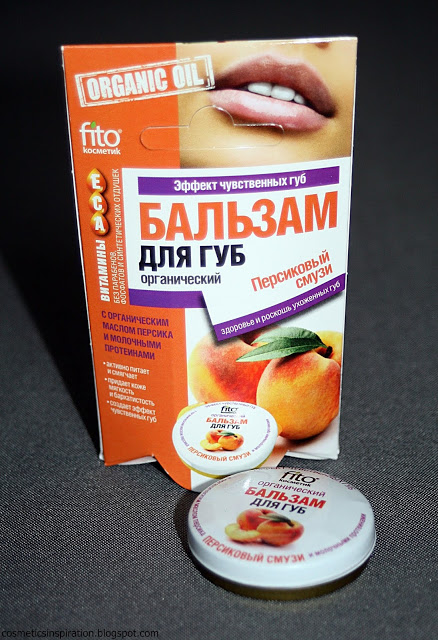 Kosmetyczne inspiracje: Fitokosmetik - Organiczny balsam do ust – Koktajl brzoskwiniowy