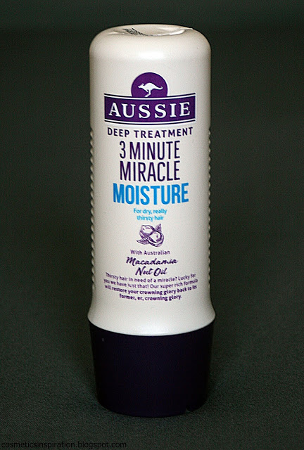 Kosmetyczne inspiracje: Aussie - 3 Minutes Miracle Moisture - Intensywna odżywka do włosów suchych Macadamia Nut Oil