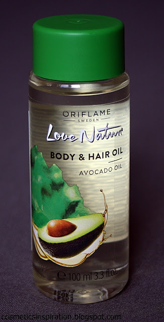 Kosmetyczne inspiracje: Oriflame - Love Nature - Olejek do ciała i włosów z awokado