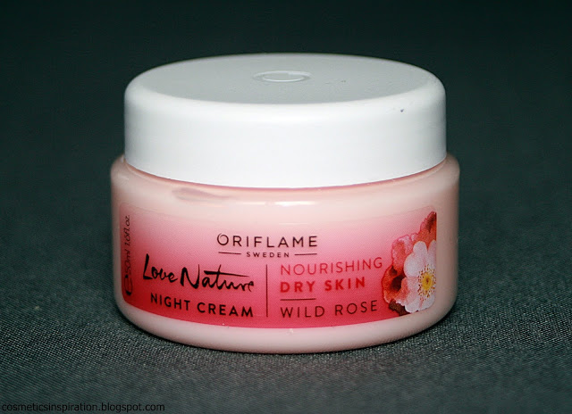 Kosmetyczne inspiracje: Oriflame - Love Nature - Nawilżający krem do twarzy na noc z dziką różą