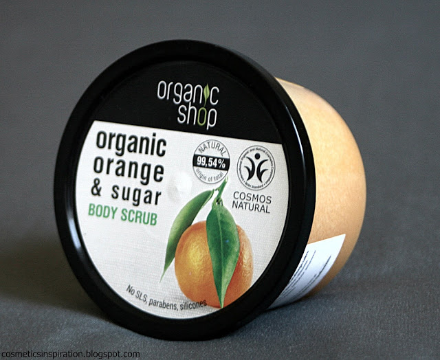 Kosmetyczne inspiracje: Organic Shop - Scrub do ciała orange & sugar