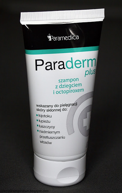 Kosmetyczne inspiracje: Paramedica - Paraderm Plus - Szampon z dziegciem i octopiroxem