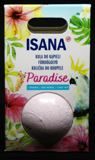 Kosmetyczne inspiracje: Rossmann - Isana - Kula do kąpieli Paradise