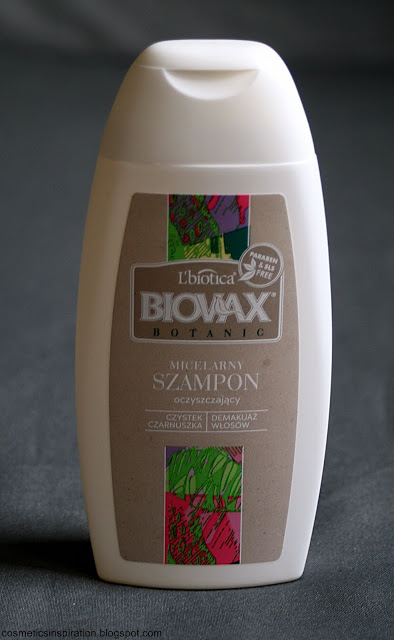 Kosmetyczne inspiracje: L'biotica - Biovax Botanic - Szampon micelarny czystek i czarnuszka