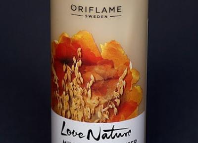 Kosmetyczne inspiracje: Oriflame - Love Nature - Pianka oczyszczająca z owsem