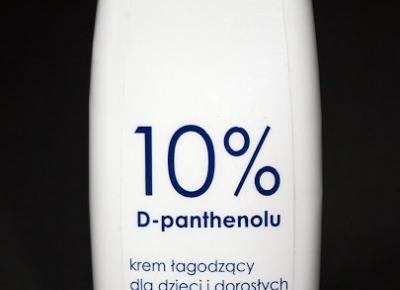 Kosmetyczne inspiracje: Ziaja - Krem łagodzący 10% D-panthenolu dla dzieci i dorosłych