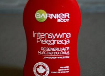 Kosmetyczne inspiracje: Garnier - Regenerujące mleczko do ciała 
