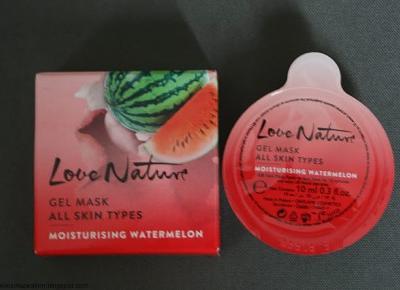 Kosmetyczne inspiracje: Oriflame - Love Nature - Nawilżająca maska z arbuzem