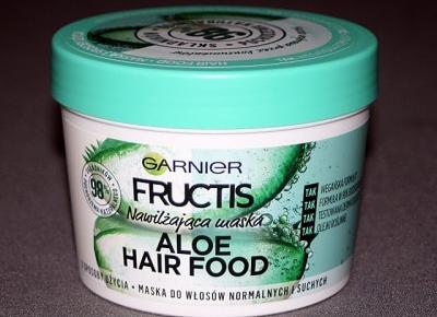 Kosmetyczne inspiracje: Garnier Fructis - Hair Food - Nawilżająca maska aloesowa