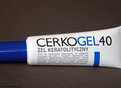 Kosmetyczne inspiracje: Cerko - Cerkogel 40 - Żel keratolityczny