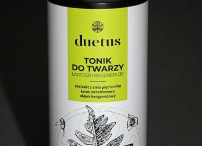 Kosmetyczne inspiracje: Sylveco - Duetus - Tonik do twarzy