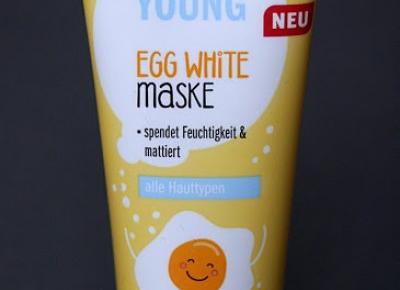 Kosmetyczne inspiracje: Rossmann - Isana Young - Maska do twarzy z białkiem jaja