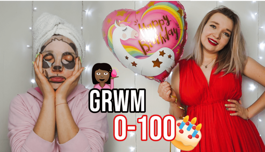 0 to 100 GRWM: MY BIRTHDAY 🎂  DZIŚ SĄ MOJE URODZINY 🎊 full glam makeup, hair and outfit