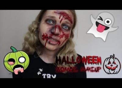 🎃 ZOMBIE MAKEUP HALLOWEEN - MAKIJAŻ NA ZOMBIE - ANDZIOK  🎃