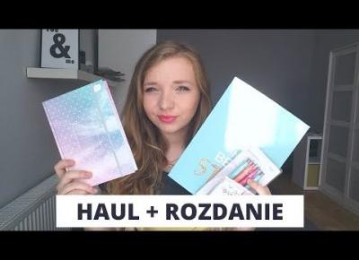 BACK TO SCHOOL: HAUL PRZYBORY SZKOLNE + ROZDANIE