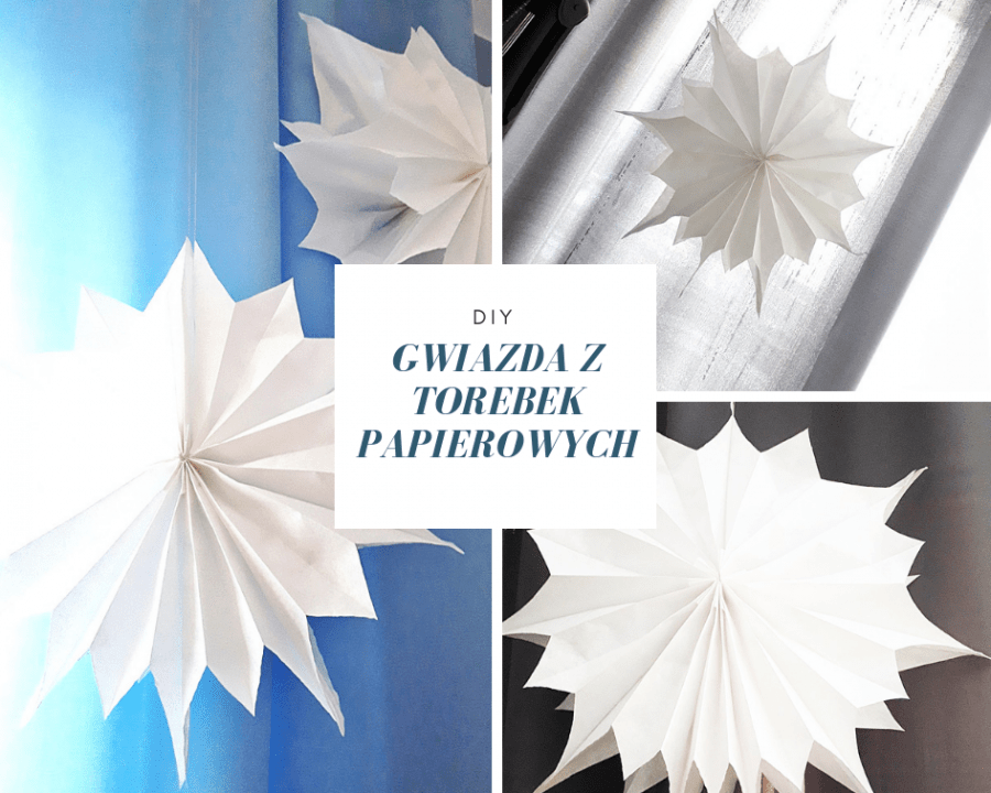 DIY - Piękna i bardzo prosta gwiazda 3D z torebek papierowych - super pomysł na świąteczną dekorację, którą zrobisz w mniej niż 5 minut